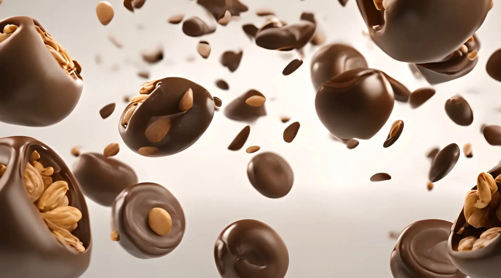 Elegant Chocolate Symphony Captivating Stock Video